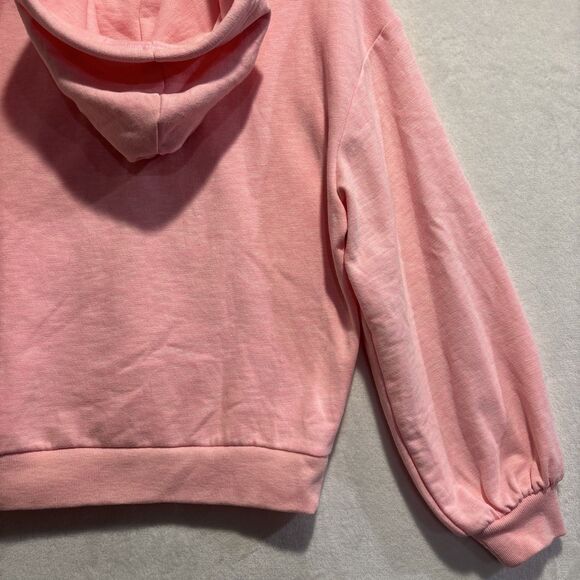 Gap Women's Vintage Soft Balloon Sleeve Hoodie Sweatshirt Pink Size Small NWT - Picture 11 of 15
